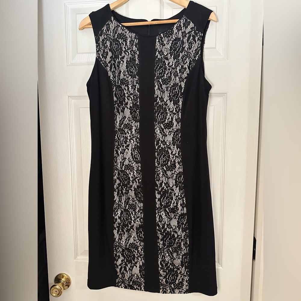 Cynthia Rowley black sequin dress